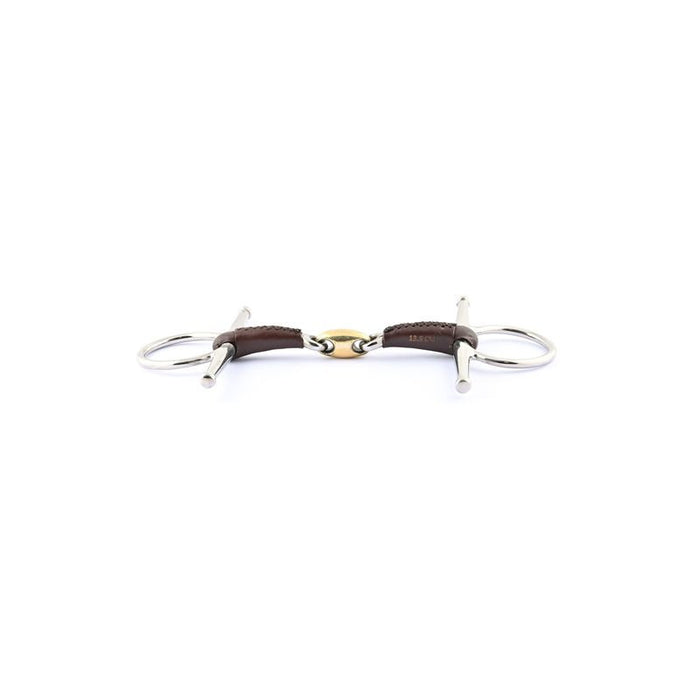 Mors Aiguilles double brisure recouvert de cuir